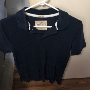 Hollister Dark Blue Polo Shirt